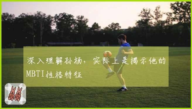 深入理解孙杨，实际上是揭示他的MBTI性格特征
